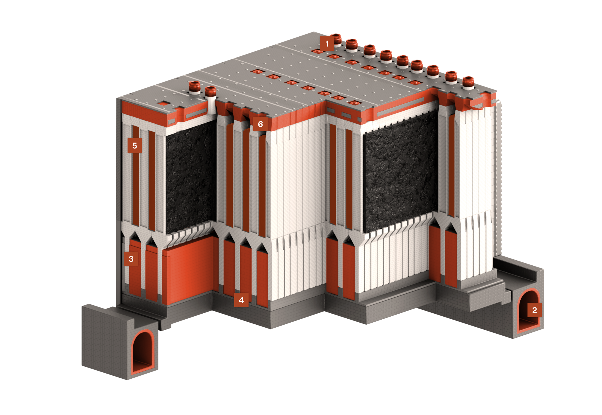 Coke oven battery