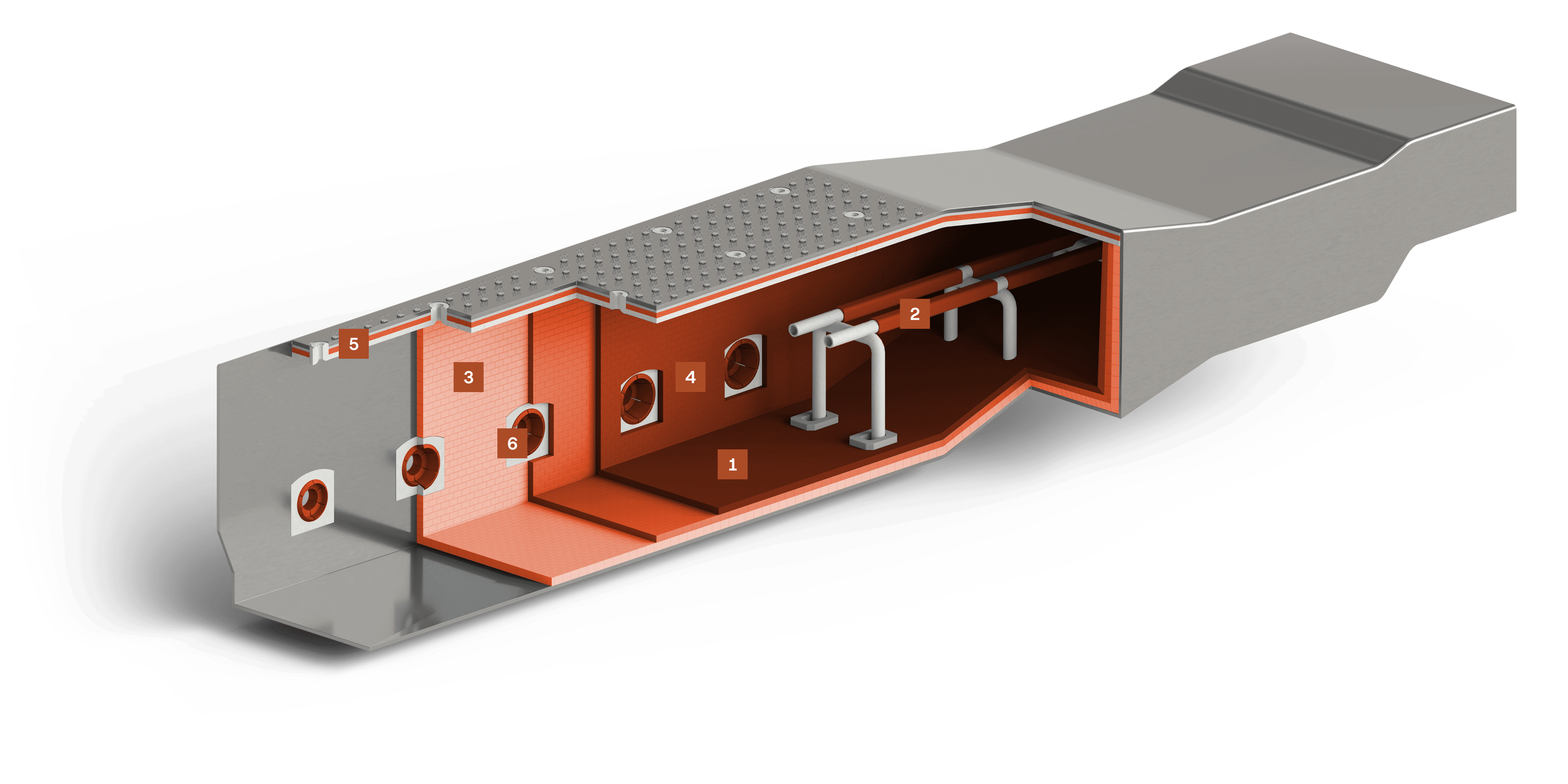 Walking-beam furnace