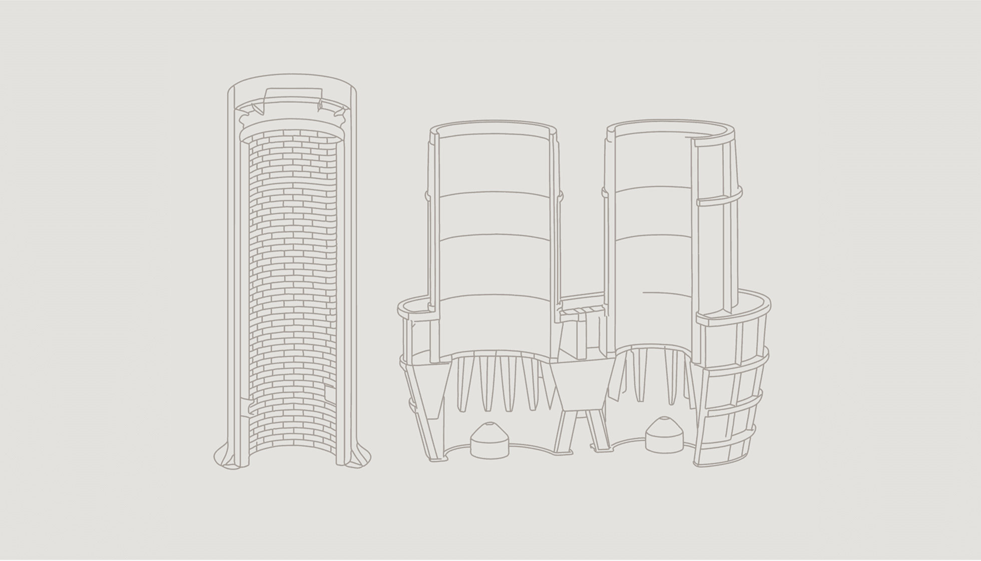 Supervision of shaft kiln and Maerz kiln relining projects